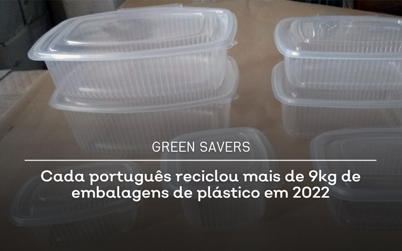 Each Portuguese recycled more than 9 kg of plastic packaging in 2022 