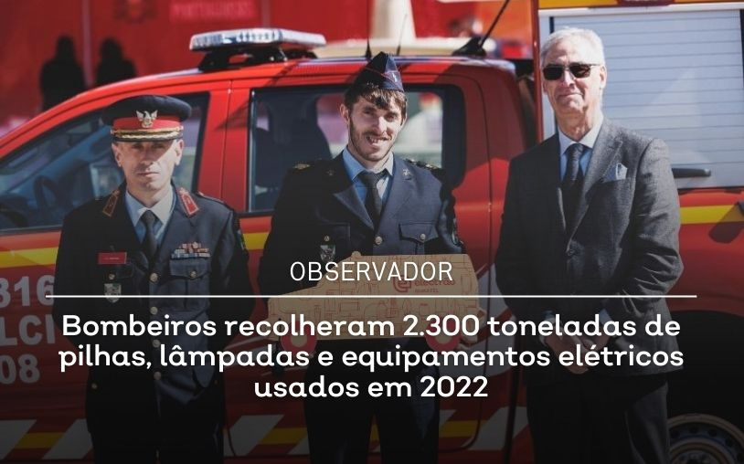 Firefighters collected 2,300 tons of used batteries, light bulbs and electrical equipment in 2022